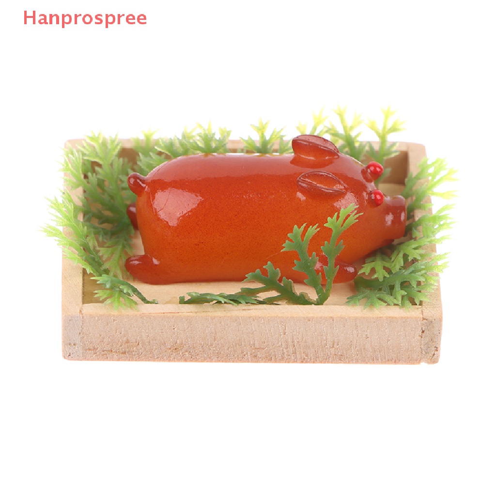 Mô Hình Khay Đựng Thức Ăn Hình Heo Con Tỉ Lệ 1: 12 Trang Trí Nhà Búp Bê