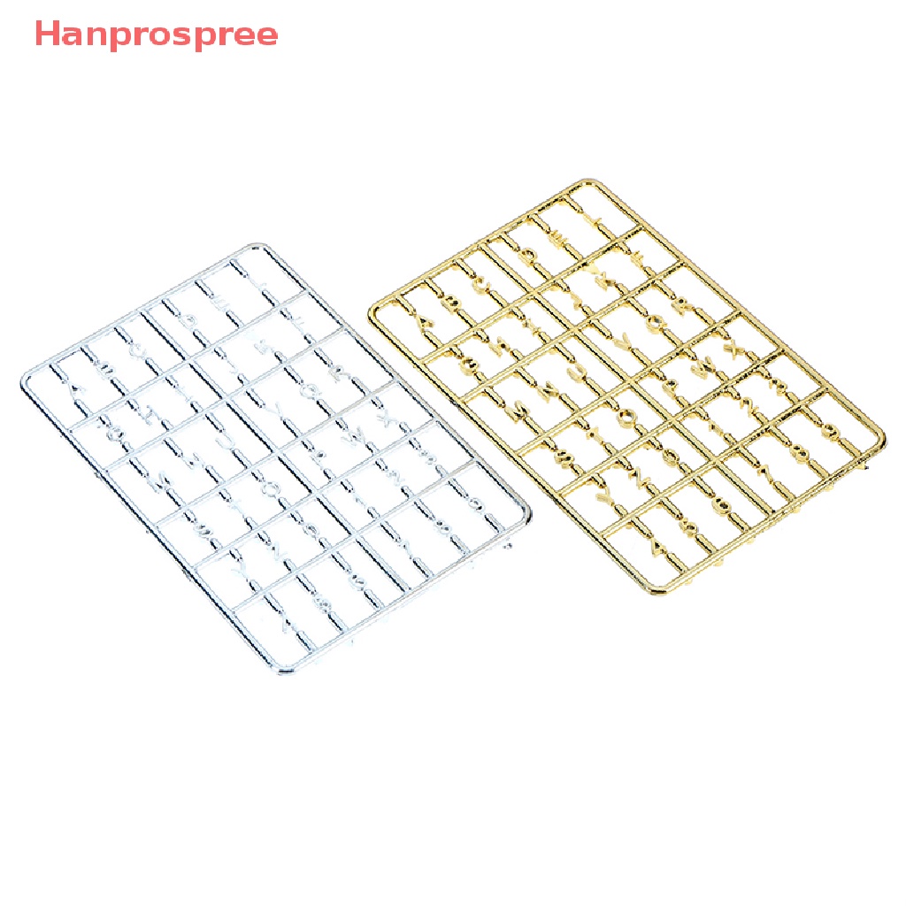 Mô Hình Bảng Chữ Cái / Số Mini Trang Trí Nhà Búp Bê Tỉ Lệ 1: 12