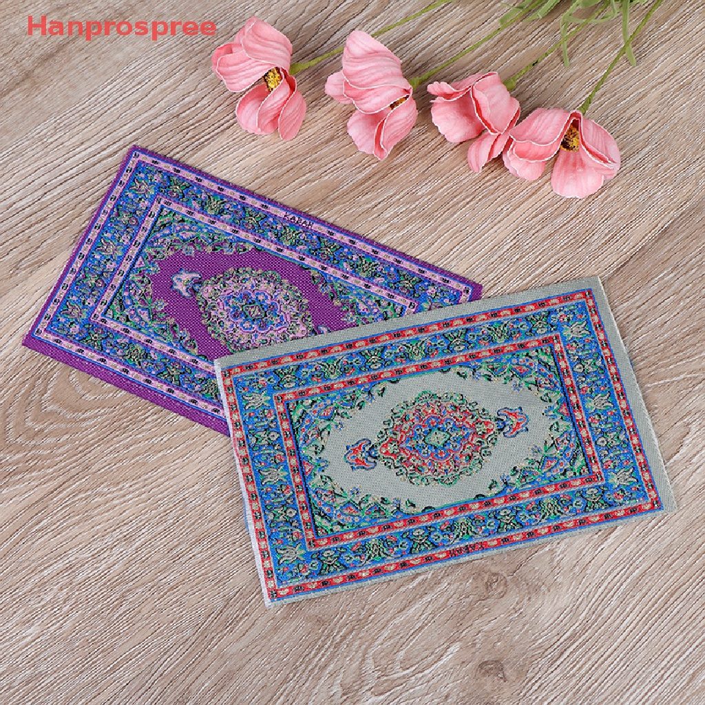 Thảm mini Xinh Xắn Cho Nhà Búp Bê Tỉ Lệ 1: 12