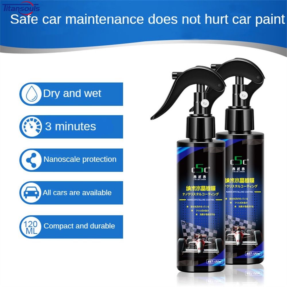 Chất Phủ Nano Tự Động Sáp Phủ Tinh Thể Nhanh Chất Phủ Sơn Phủ Nano Pha Lê Tráng Men Niêm Phong Phun Sơn Xịt Tay Chất Phủ VN