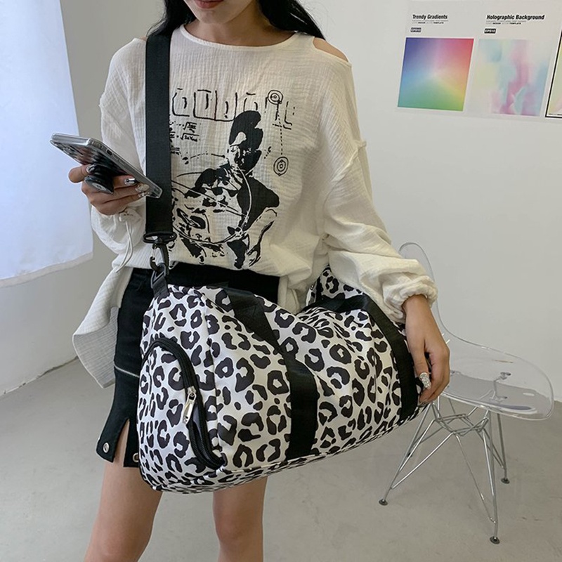 Túi Xách Du Lịch Đeo Vai Dung Tích Lớn Phong Cách Hàn Quốc Cho Nữ