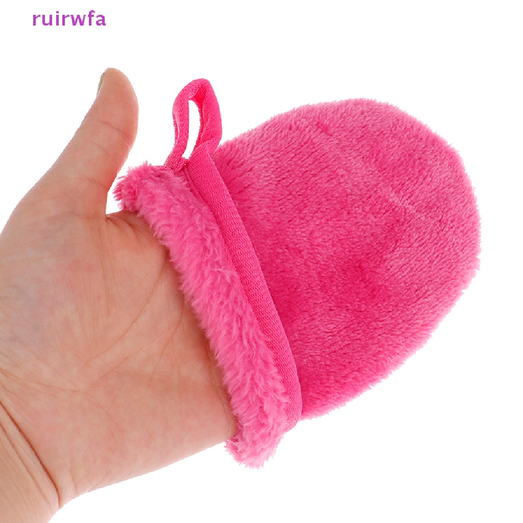 Găng Tay Tẩy Trang Bằng Sợi Microfiber Mềm Mại Làm Sạch Sâu Có Thể Tái Sử Dụng