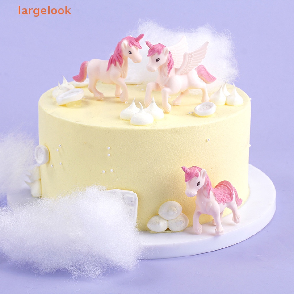 Bộ 3 Mô Hình Kỳ Lân Trang Trí Bánh Kem Xinh Xắn