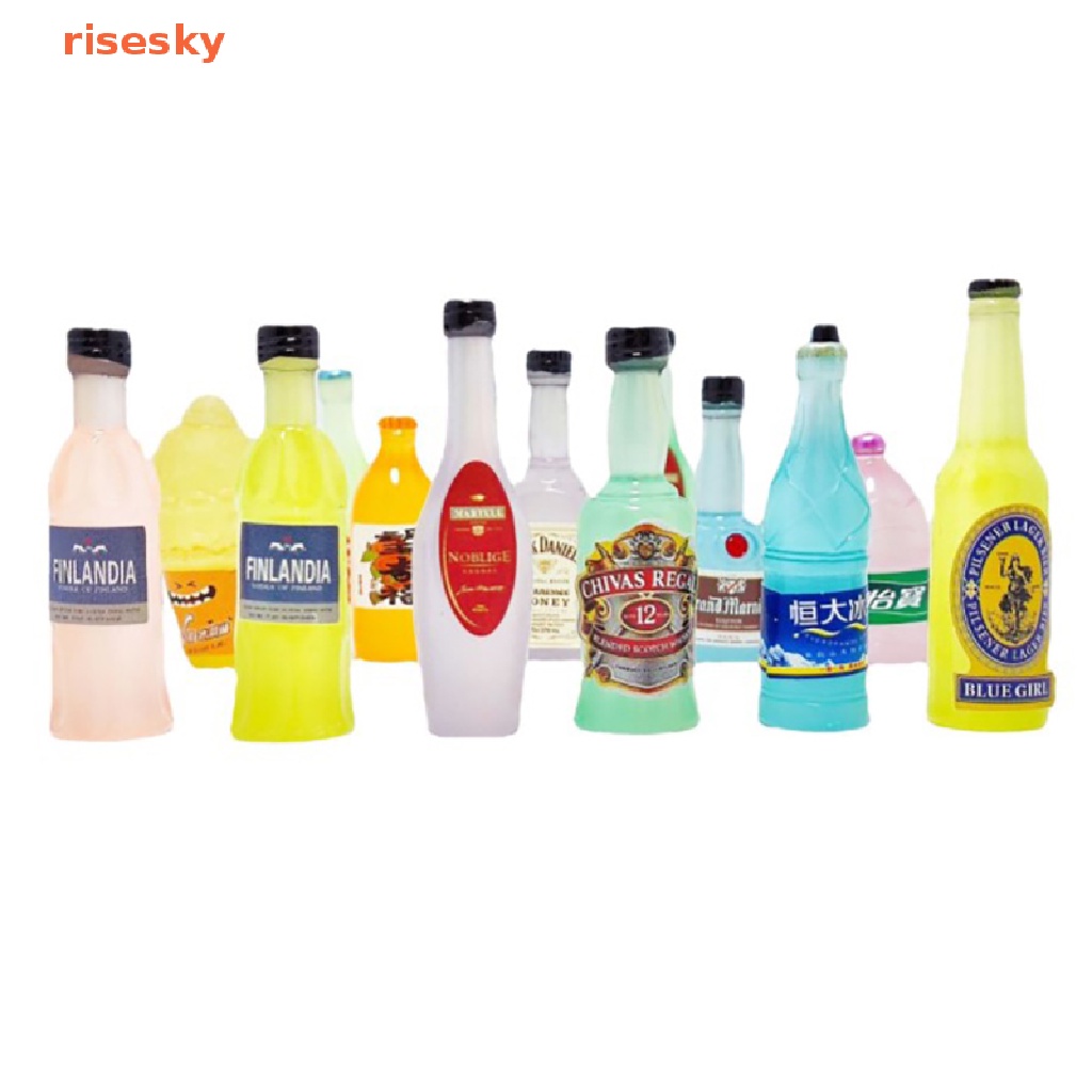 [risesky] Set 5 Tượng Nhỏ Phát Sáng Trong Bóng Tối Trang Trí Phong Cảnh