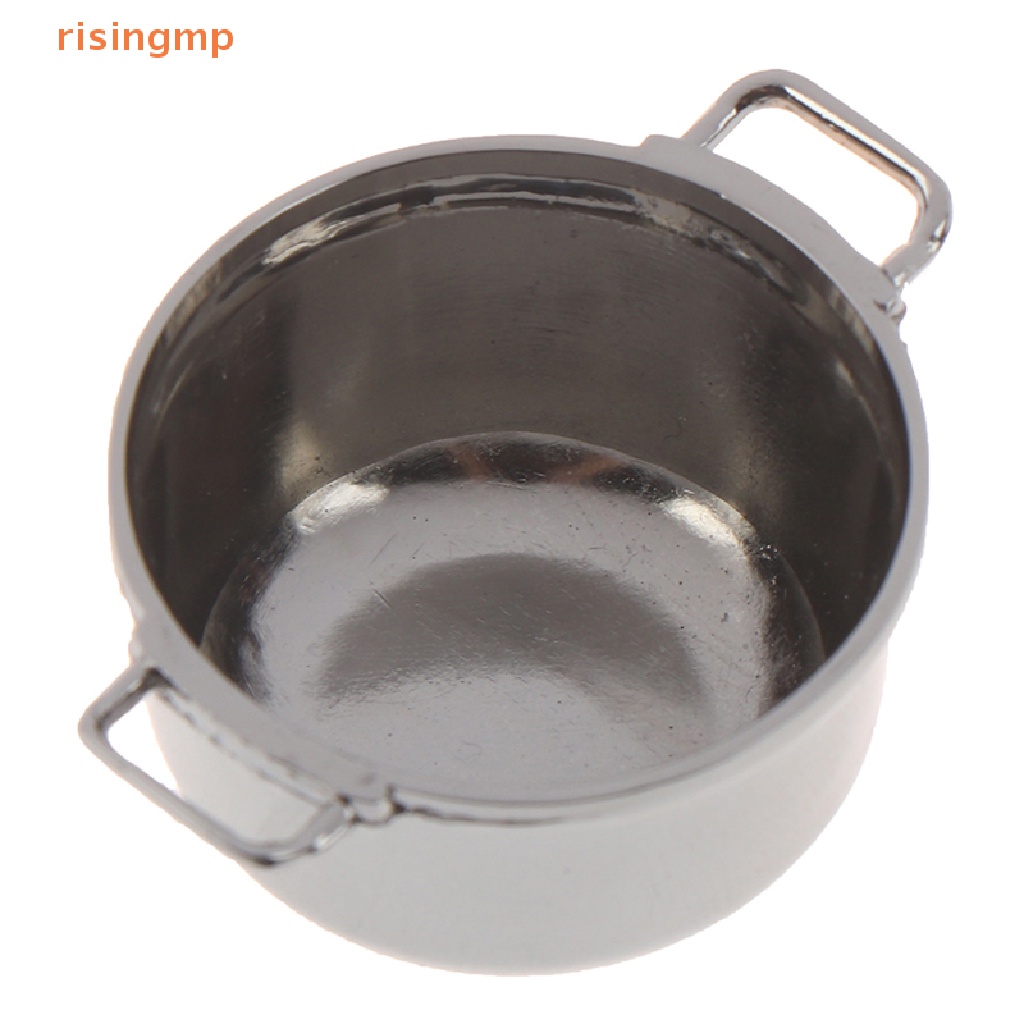 Nồi Hầm Bằng Thép Không Gỉ Tỉ Lệ 1 / 12 Trang Trí Nhà Búp Bê