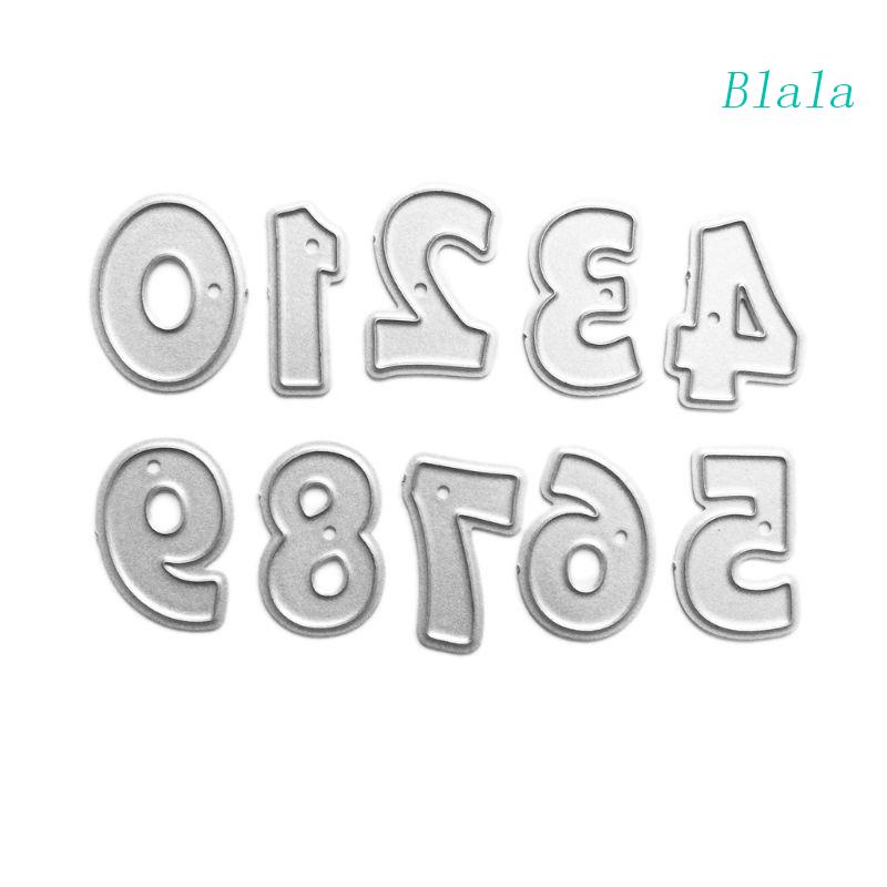 Khuôn Cắt Giấy Làm Từ Kim Loại Hình Số La Mã Trang Trí Scrapbook