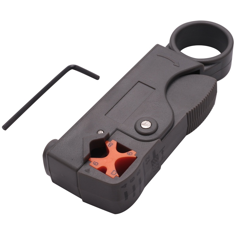 1 Bộ Dụng Cụ Uốn Dây Cáp Đồng Trục Rf / Bnc Cho Đầu Nối Rg58 / Rg59 / Rg6 Kèm 10 Đầu Nối Bnc