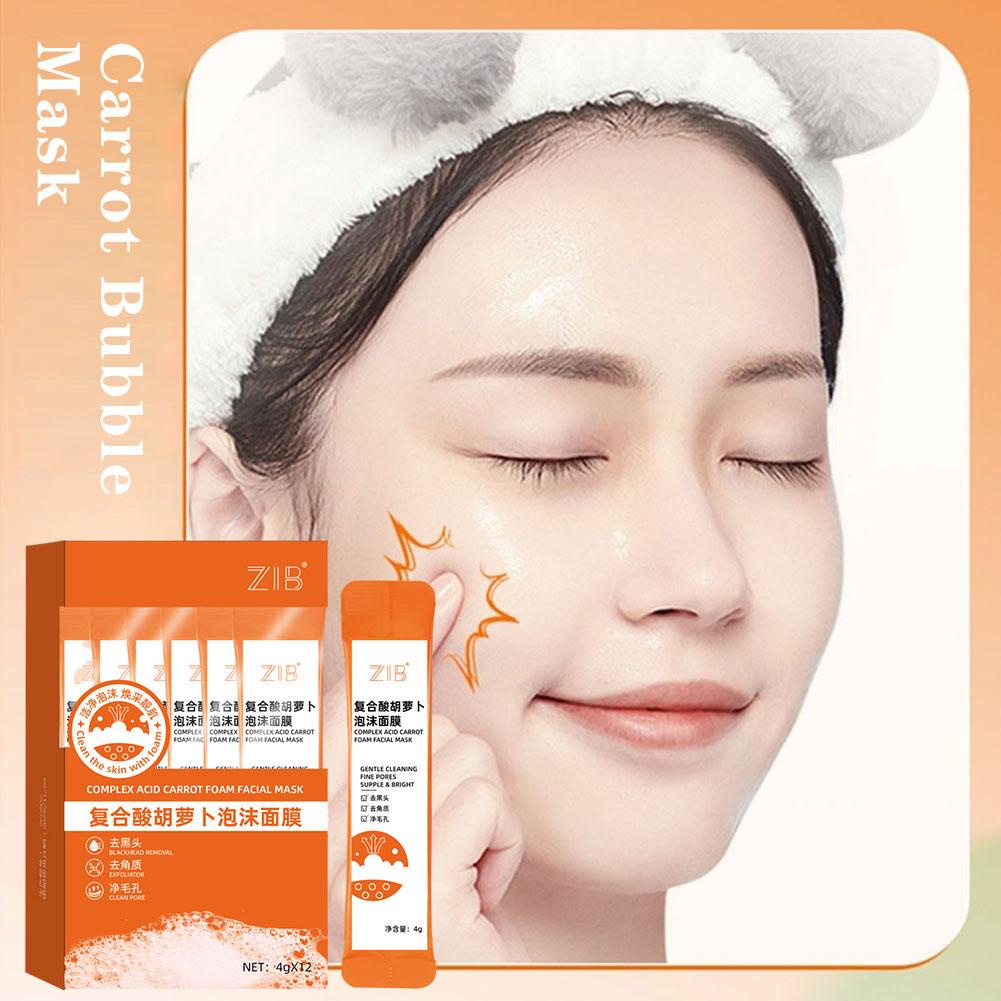 Set 12 Mặt Nạ Bùn Tẩy Tế Bào Chết Làm Sạch Sâu Kiểm Soát Dầu Chăm Sóc Da Tiện Dụng