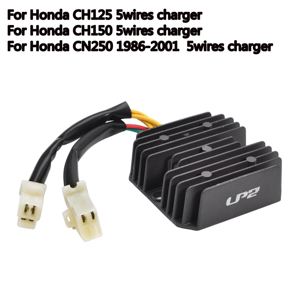 Xe Máy 5 Dây Bộ Điều Chỉnh Điện Áp Chỉnh Lưu Cho Xe Honda CH125 CH150 CN250 CH 125 150 CN 250 1986-2