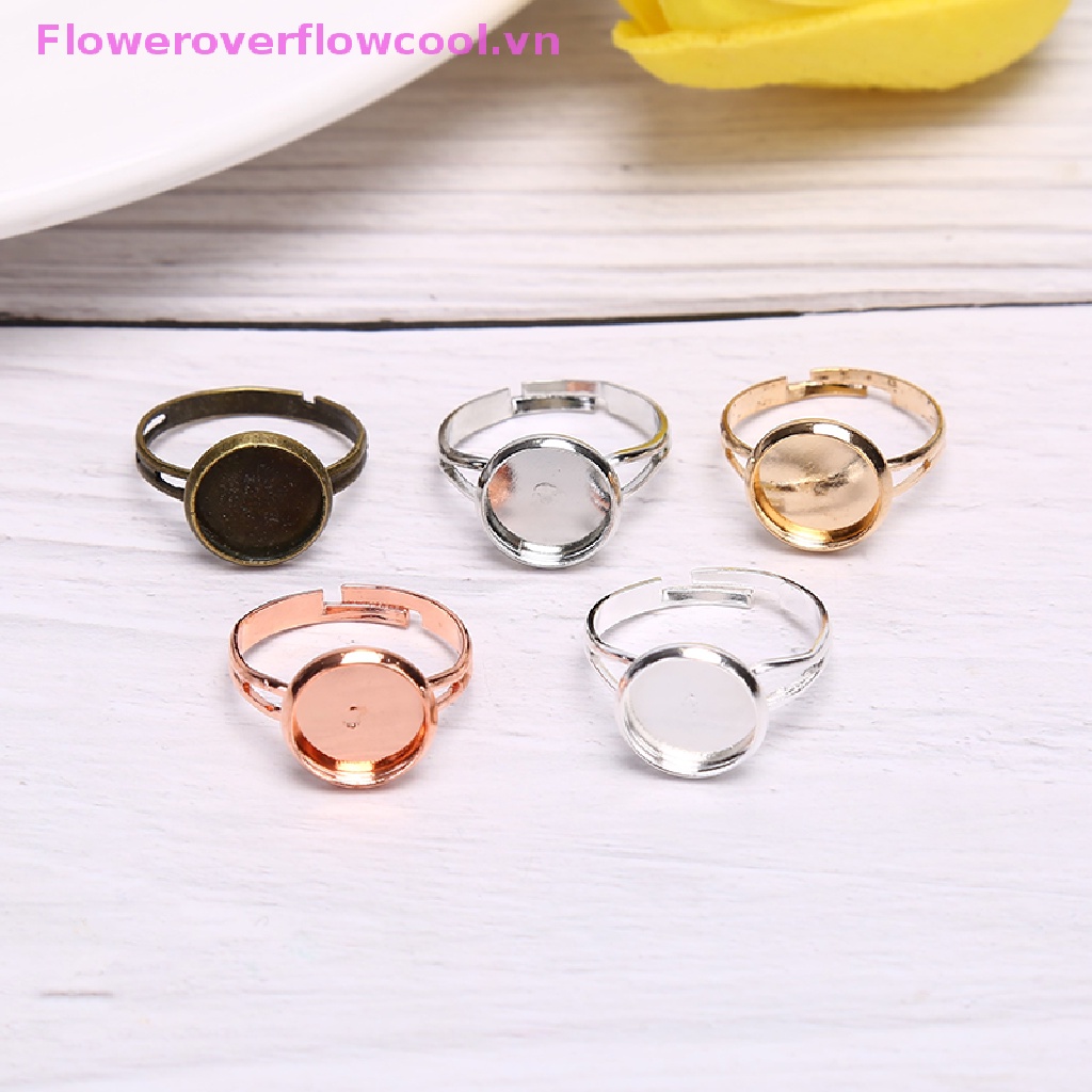 Set 10 Đế Nhẫn Trơn Có Thể Điều Chỉnh Kích Cỡ COOLLADY