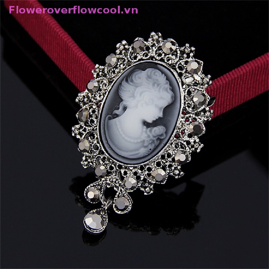 Trâm Cài Áo Đính Đá Phong Cách Vintage Thời Trang