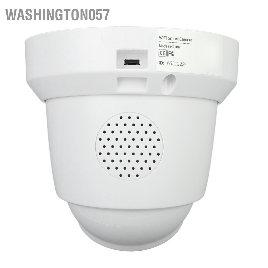 Washington057 Camera IP Tầm nhìn ban đêm hồng ngoại Âm thanh 2 chiều Ứng dụng phát hiện con người Giám sát Pan Tilt 100‑240V