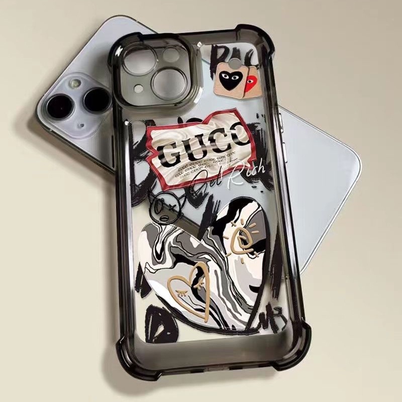 Ốp Điện Thoại TPU Mềm Trong Suốt Chống Sốc Cho IPhone 11 14 13 12 Pro XS Max X XR 7 + 8 6 6S Plus Sự Bảo Vệ
