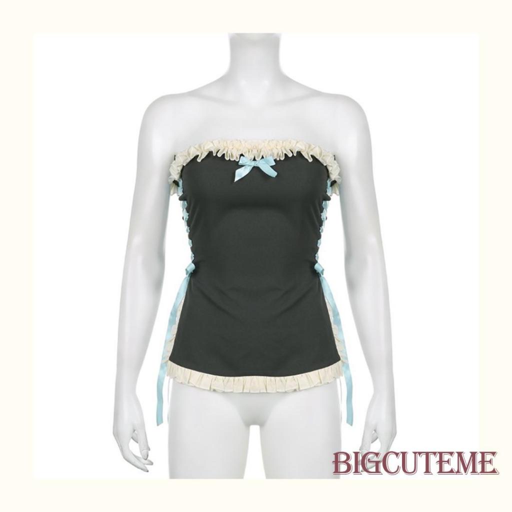 Áo Ren Ống Không Tay Thời Trang Quyến Rũ Dành Cho Nữ