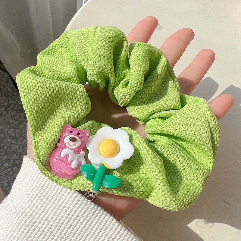 Dây Buộc Tóc Cao Su Hình Gấu / Dâu Tây Dễ Thương Cho Bé Gái