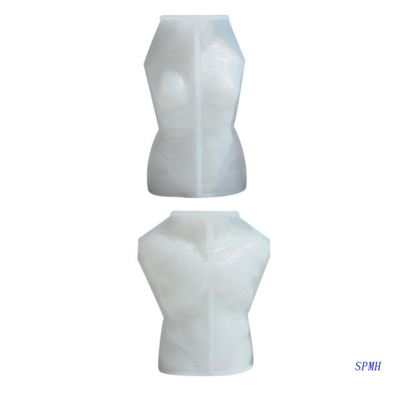 Khuôn Silicone Làm Xà Phòng Thủ Công Hình Cơ Thể Người Chống Dính