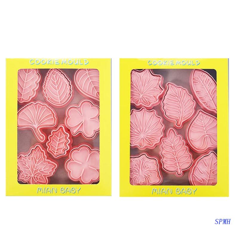 Bộ 16 Khuôn Làm Bánh Hình Chiếc Lá Xinh Xắn