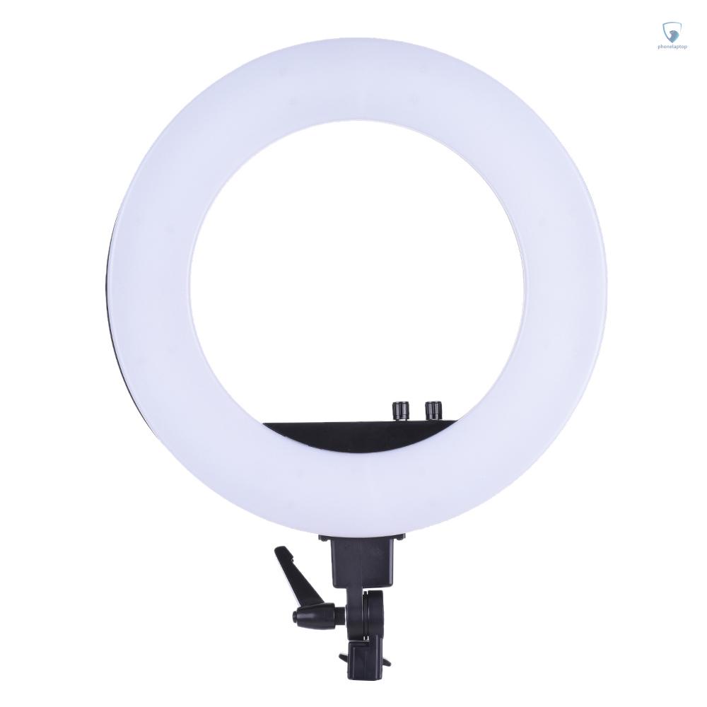 Vòng Đèn LED Andoer 18 Inch 50W Độ Sáng Điều Chỉnh Được 3200K-5500K Với Giá Đỡ Điện Thoại Thông Minh