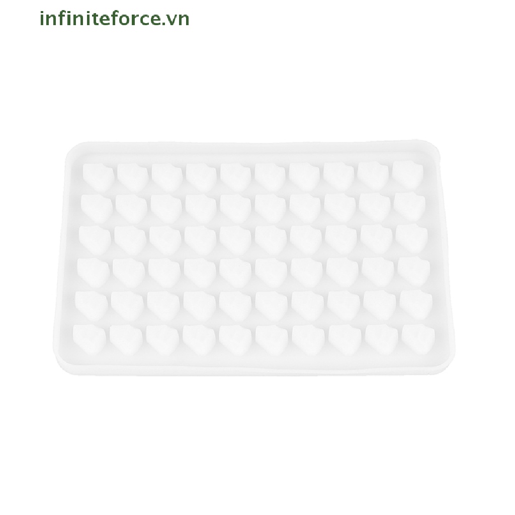 Khuôn Silicon 60 Lỗ Hình Giọt Nước Pha Lê Dùng Trang Trí DIY