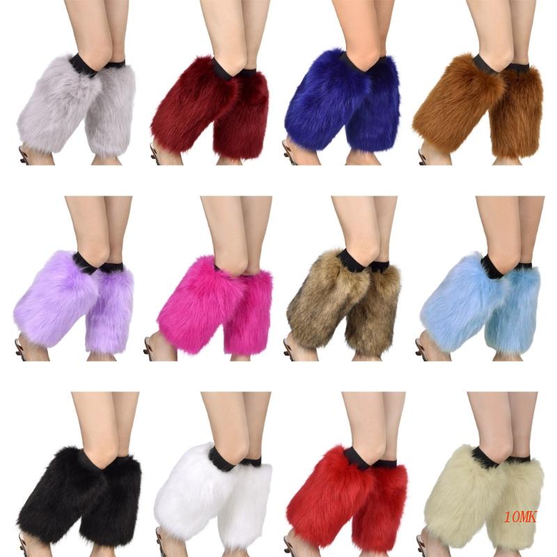 Tất Ống Chân Giữ Ấm Màu Trơn Thời Trang Mùa Đông