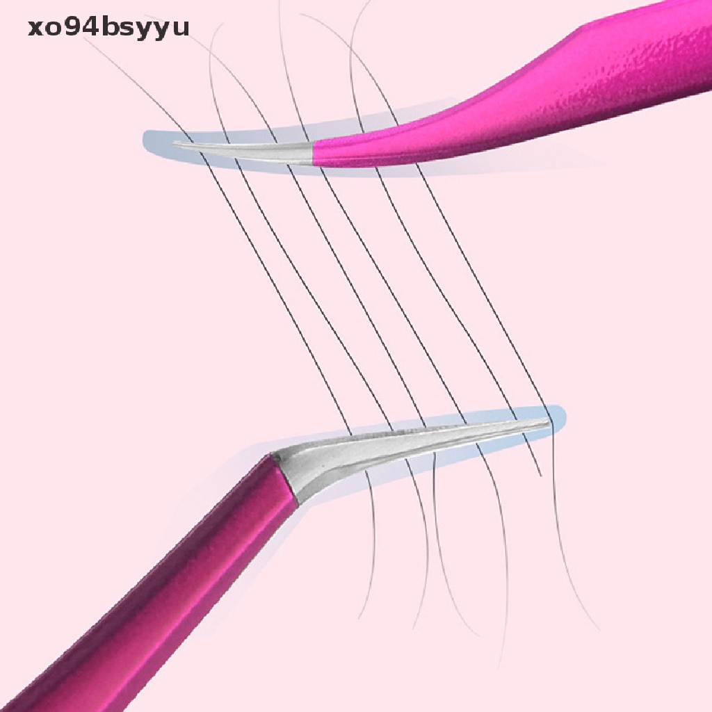 1 Nhíp Cong Và Thẳng xo94bsyyu Bằng Thép Không Gỉ Dùng Nối Dài Lông Mi