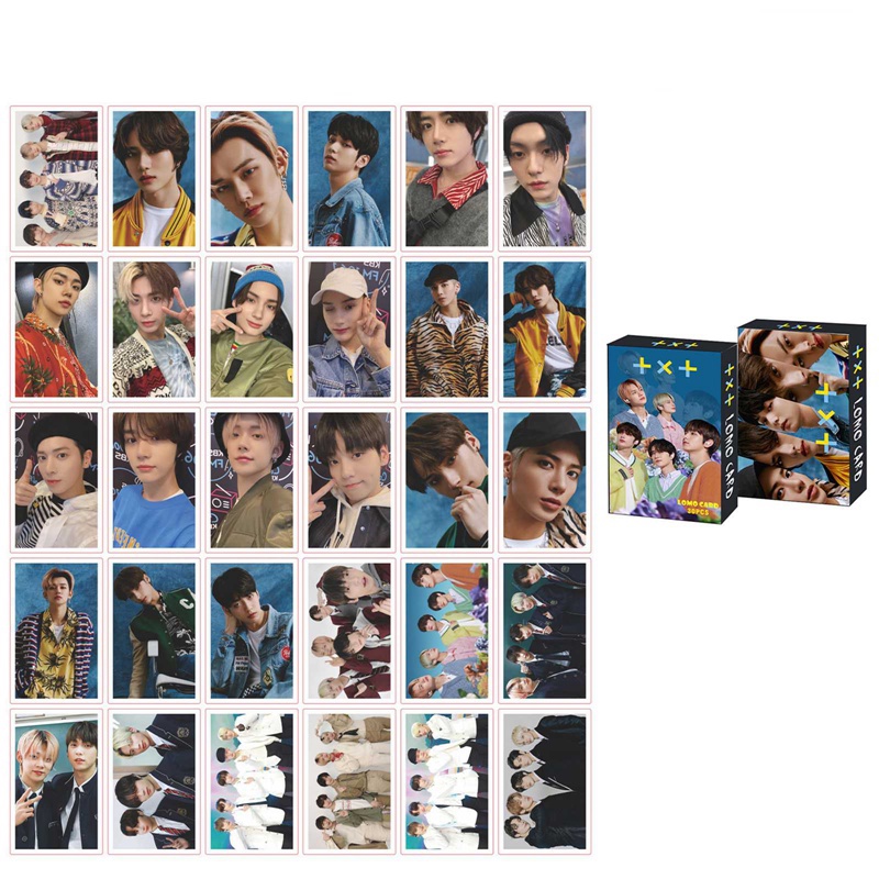 Set 30 Tấm Bưu Thiếp In Hình Dễ Thương Phong Cách Hàn Quốc