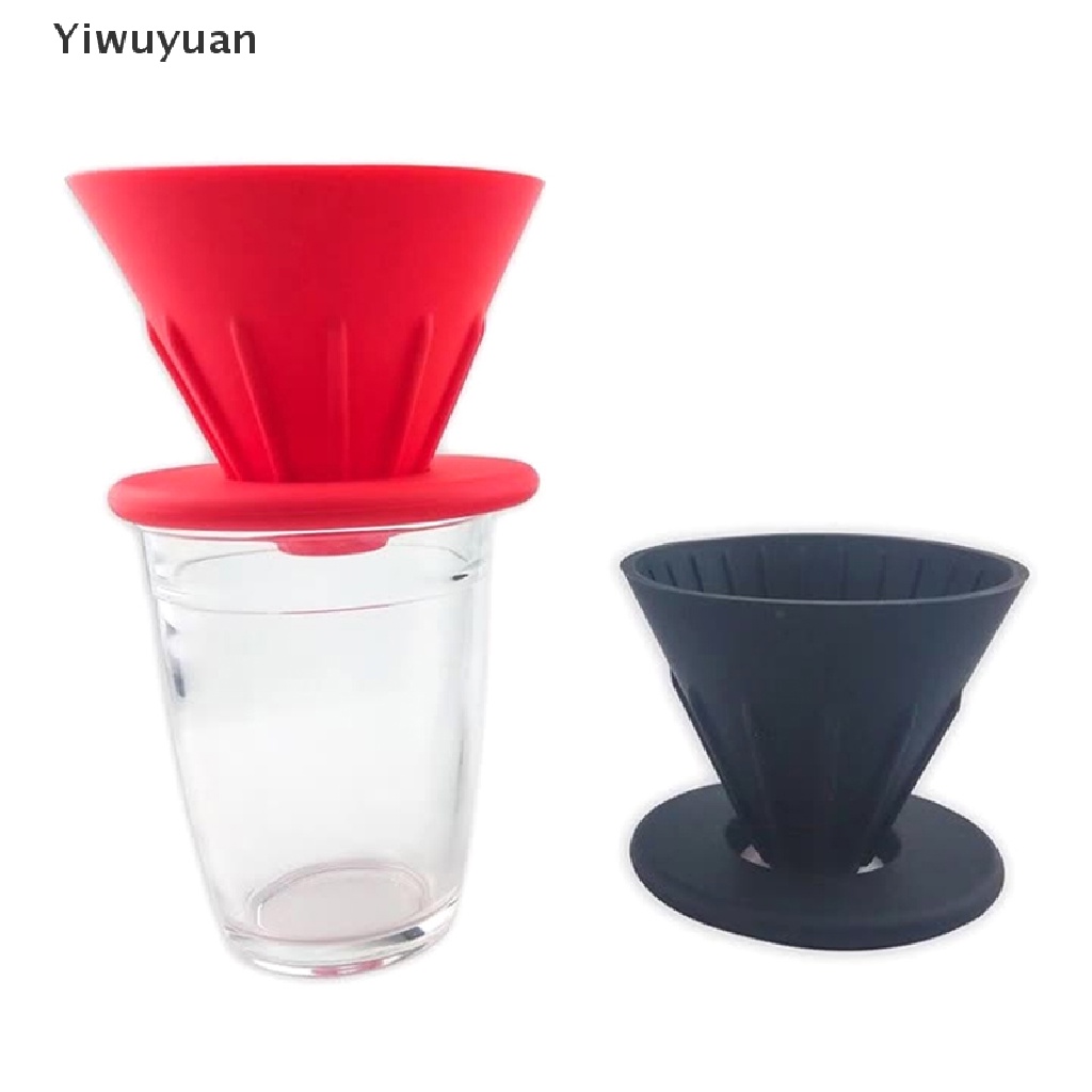 < Yiwuyuan > Cốc Lọc Nhỏ Giọt Bằng Silicone Tái Sử Dụng Được Hình Nón