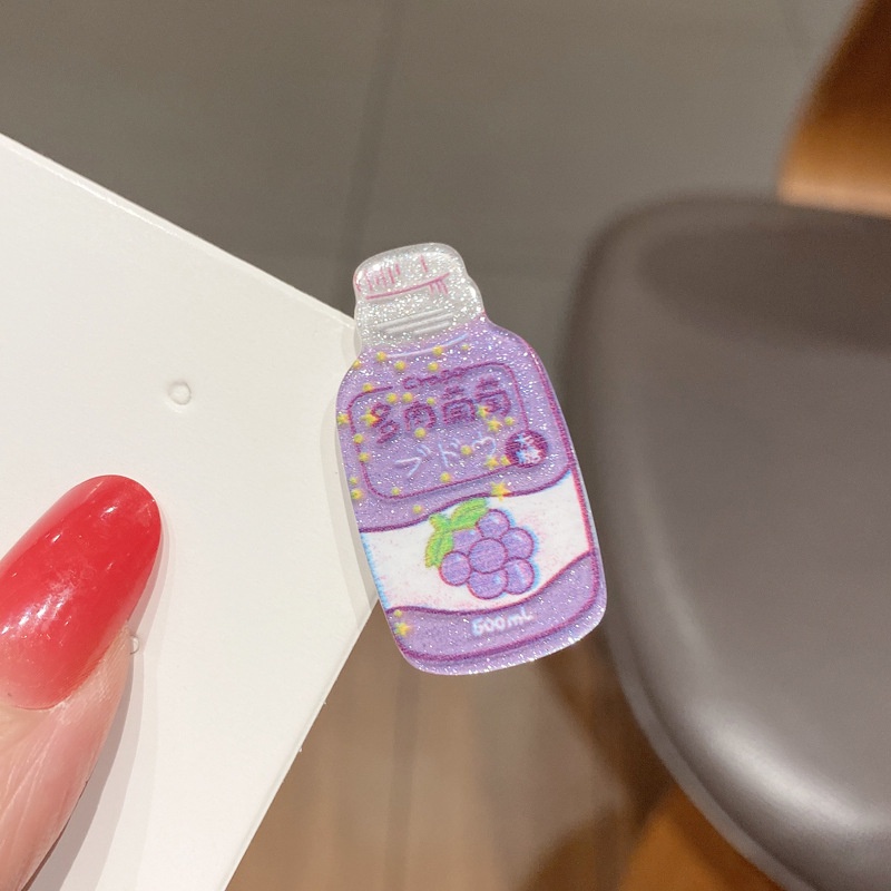 Kẹp Tóc Mái Hình Bình Nước Ngọt Kiểu Hàn Quốc Dễ Thương Cho Bé Gái