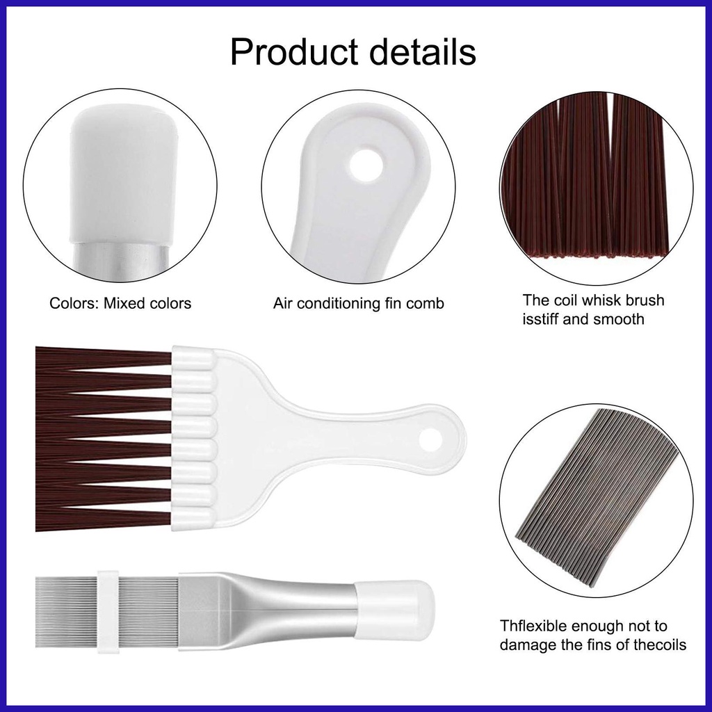 Bàn Chải Làm Sạch Cuộn Dây Điện AC Fin Làm Sạch Kim Loại Vây Cá Mập robpvn robpvn