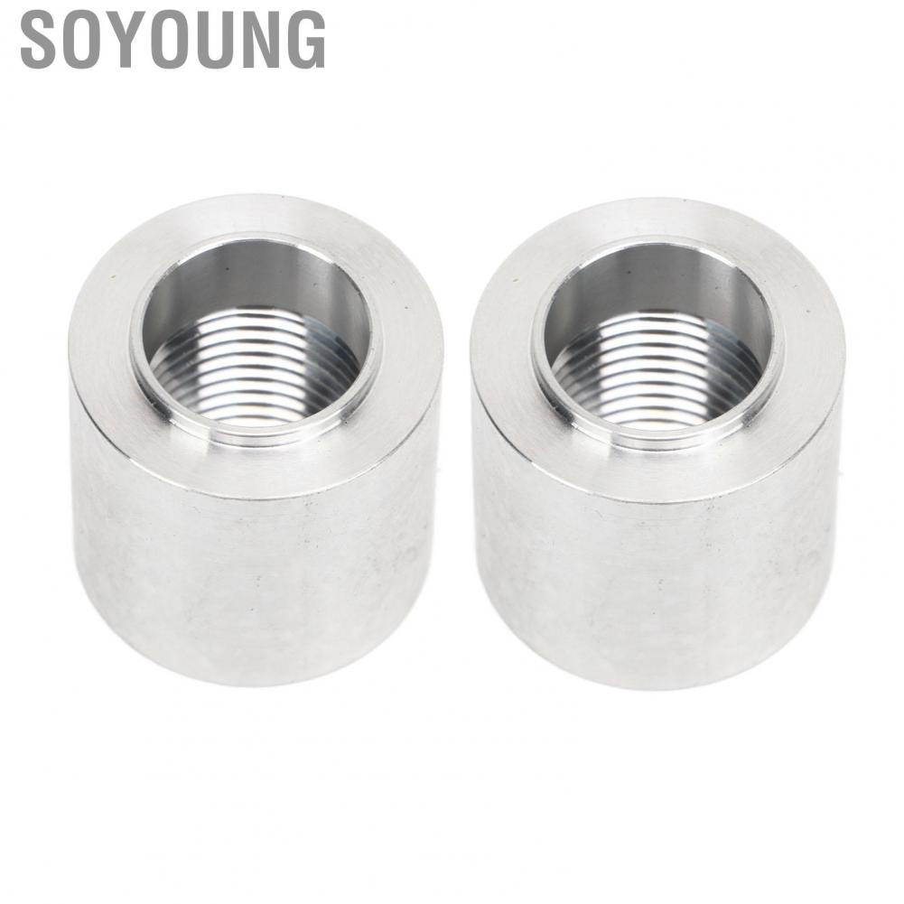 Soyoung 1/2in BSP Thread Female Aluminum Weld Fitting High Temperature Resistant Fit for Dry Sump Tank  Pipe