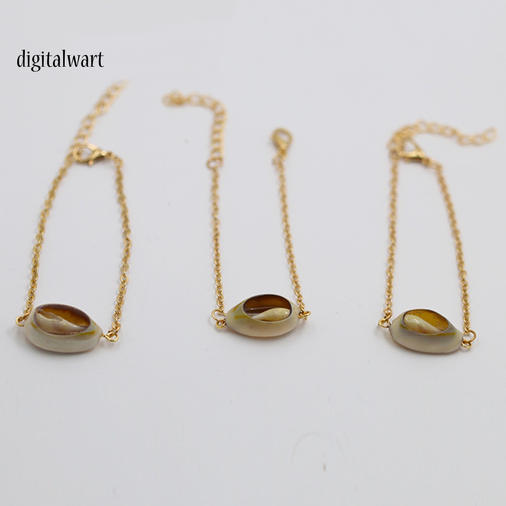 Kỹ Thuật Số| Vòng Tay Hở Đính Vỏ Sò Thời Trang Cho Nữ