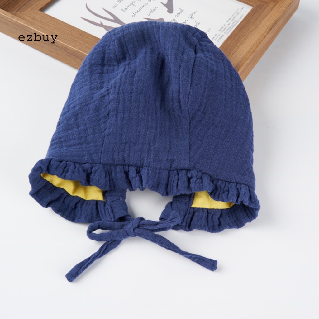 Mũ Beanie Màu Trơn Thân Thiện Với Da Mùa Hè Cho Bé