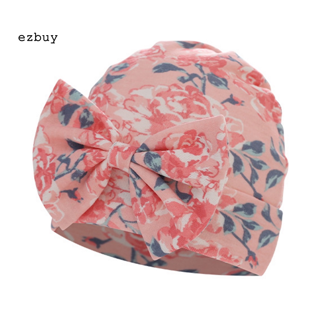 Mũ Turban Thắt Nơ Bảo Vệ Da Thoải Mái Cho Bé Mặc Hàng Ngày