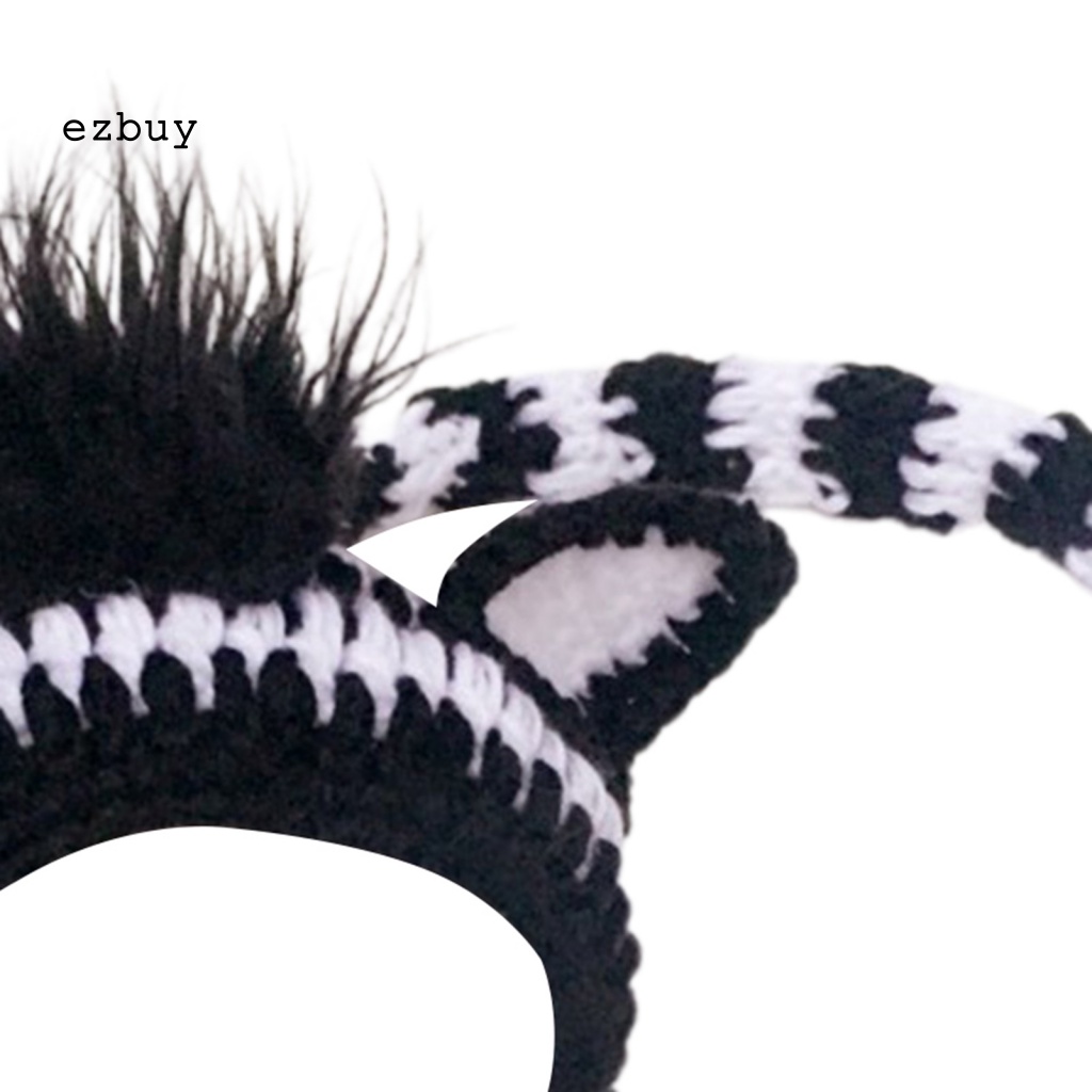 1 Set Mũ Cotton Sữa Thoáng Khí Unisex Làm Đạo Cụ Chụp Ảnh Cho Bé Sơ Sinh