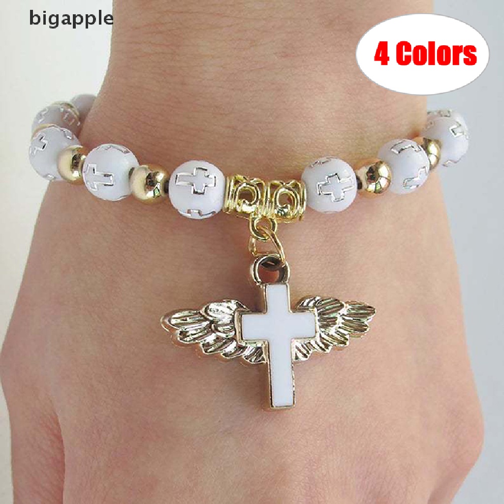 Vòng Tay Chuỗi Hạt Có Mặt Thánh Giá Độc Đáo