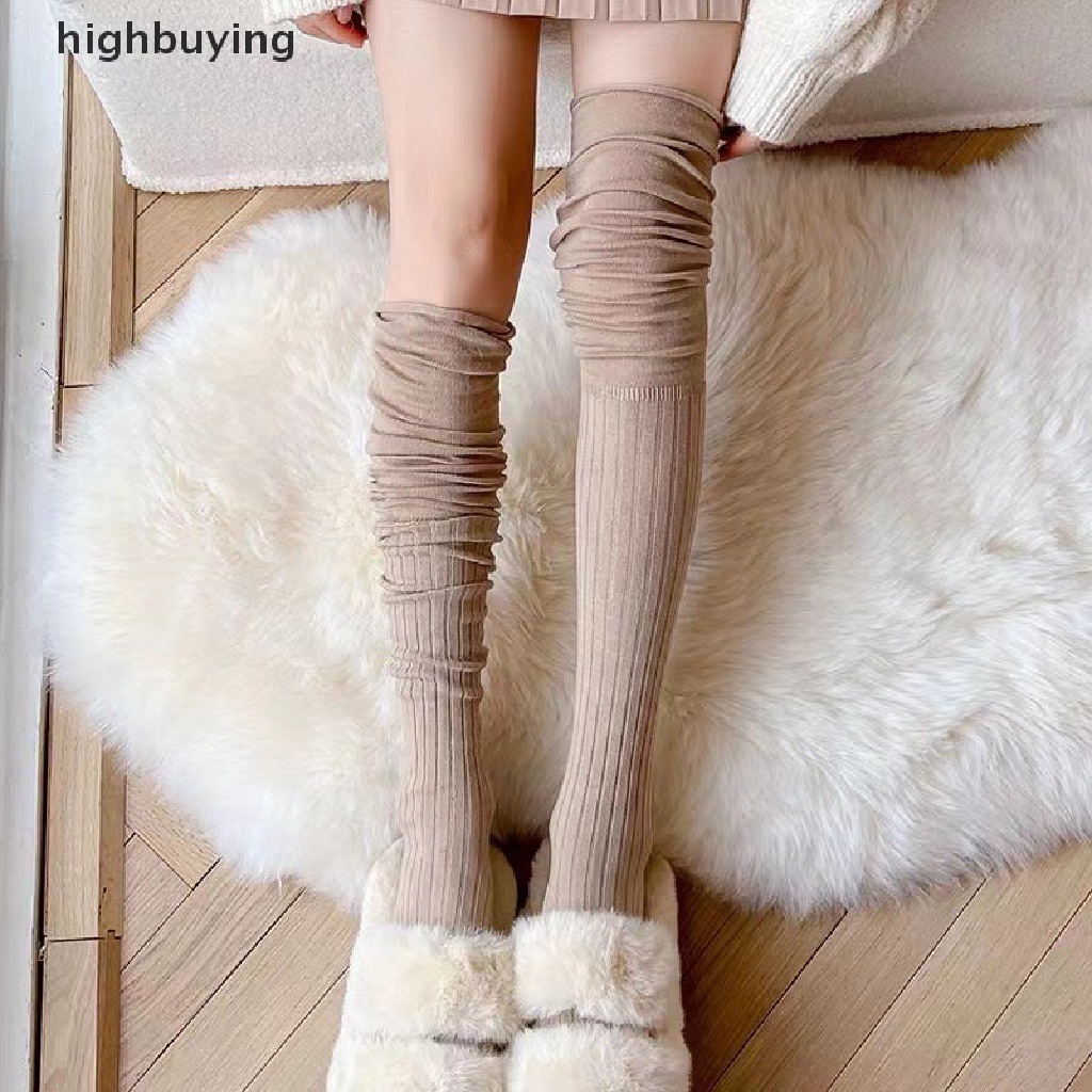 1 Đôi Tất Chân Giữ Ấm Thời Trang Cho Nữ