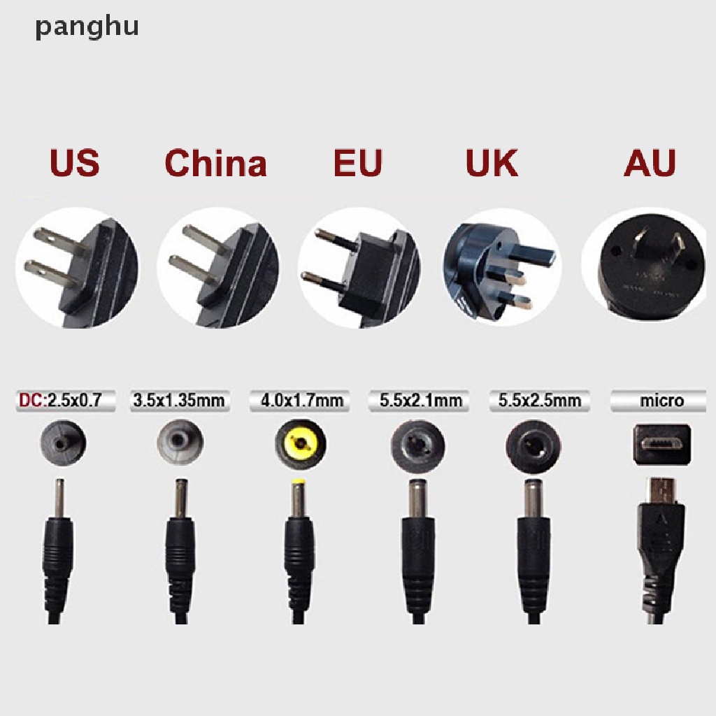 Bộ Nguồn Chuyển Đổi Nguồn Điện 12V 2.5A AC 100V-240V Cho Đèn