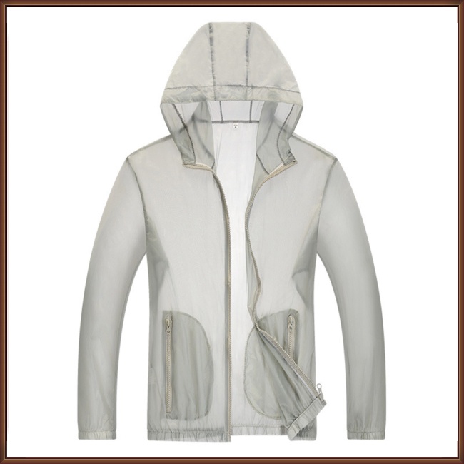 Áo Khoác Bảo Vệ Chống Tia Uv Màu Trơn Thời Trang Mùa Hè Cho Nam Và Nữ