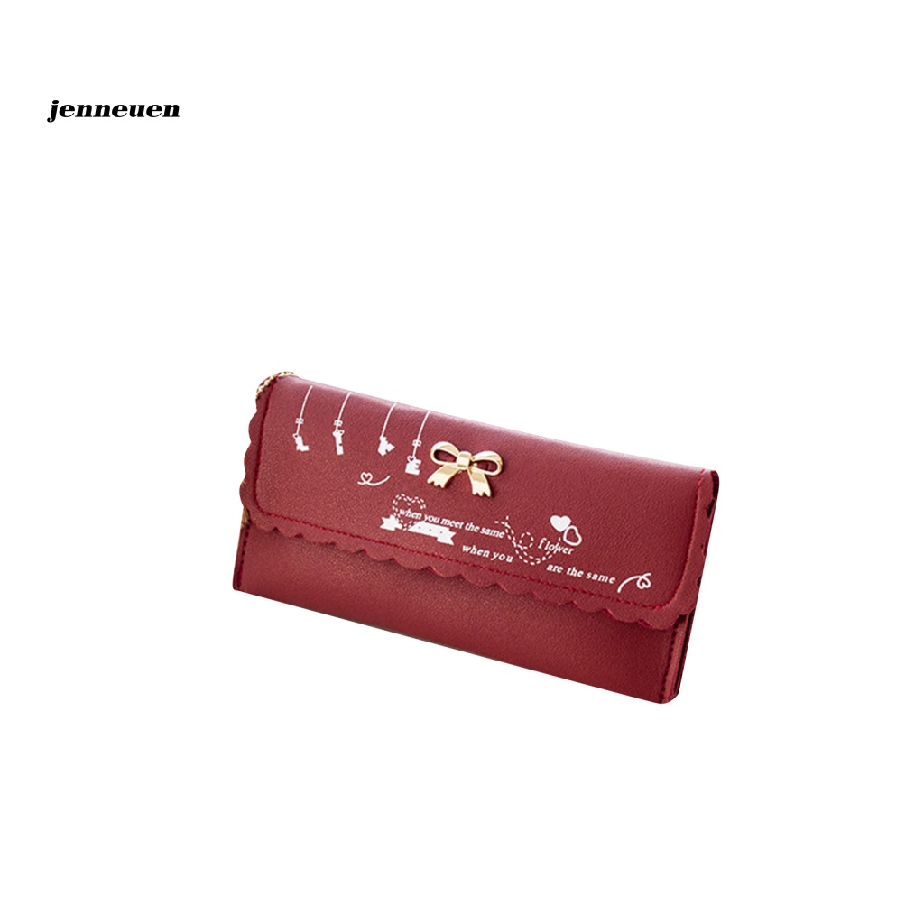 Ví Da Cầm Tay Đựng Tiền Xu Và Thẻ In Họa Tiết Dễ Thương Cho Nữ Giá Đỡ