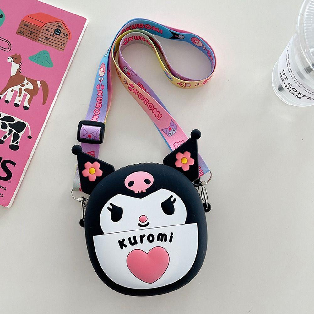 Túi Đựng Son Môi / Tiền Xu Bằng Silicon Hình Thỏ / Gấu Hoạt Hình Dễ Thương