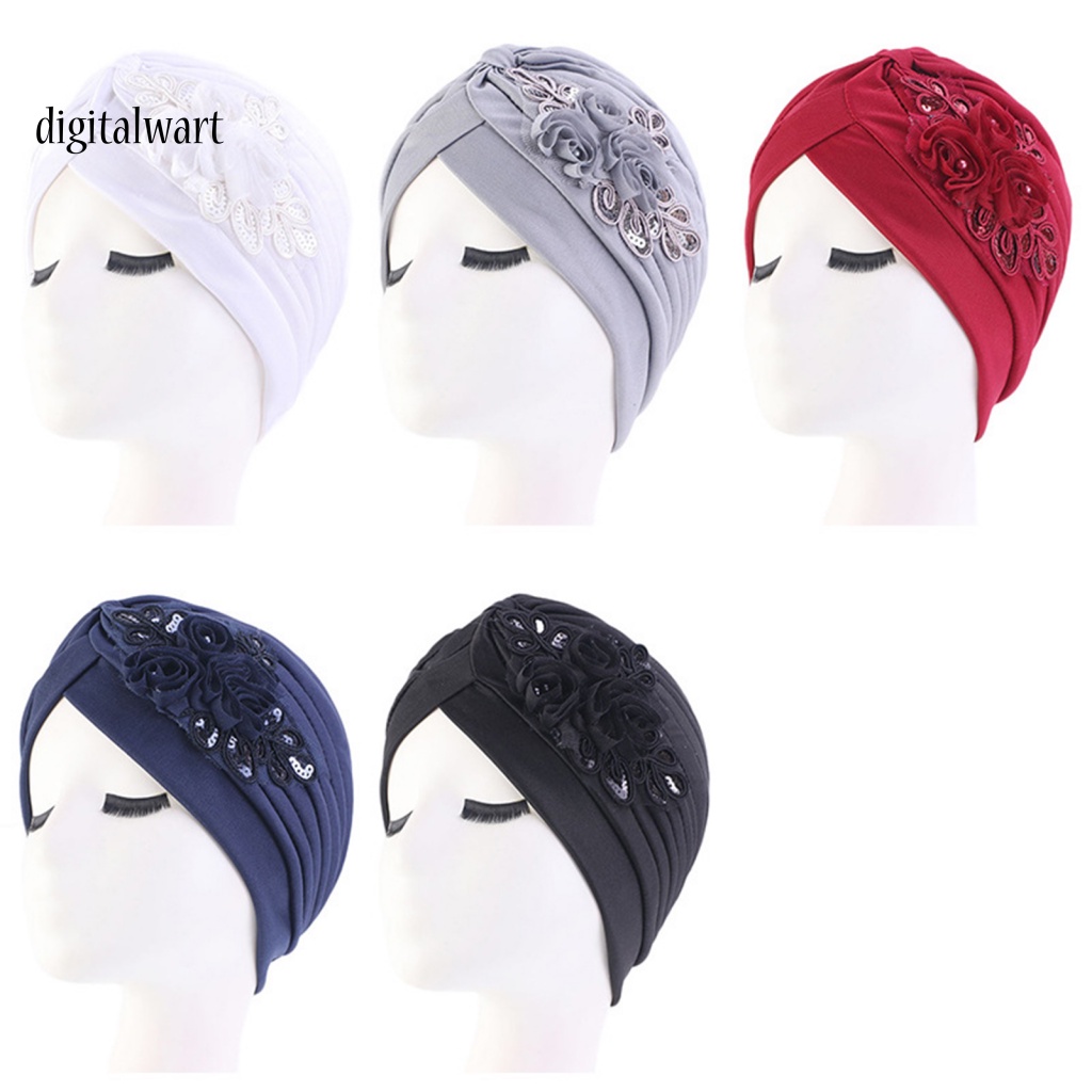 Kỹ Thuật Số| Mũ Turban Thoáng Khí Phong Cách Dân Tộc Thời Trang Cho Nữ