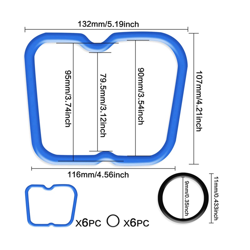 1 Bộ Vỏ Van Động Cơ Bằng Nhựa Cho Dodge Cummins 12 V 5.9L 12V 6BT 5.9 3902666 3910824