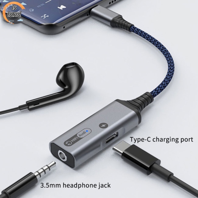 Giắc Chuyển Đổi Từ Usb Type C Sang 3.5mm 32bit / 384khz Hifi Dac Aux Chuyên Dụng