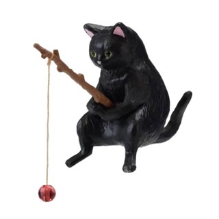 Mô Hình Mèo Câu Cá Mini Trang Trí Bể Cá