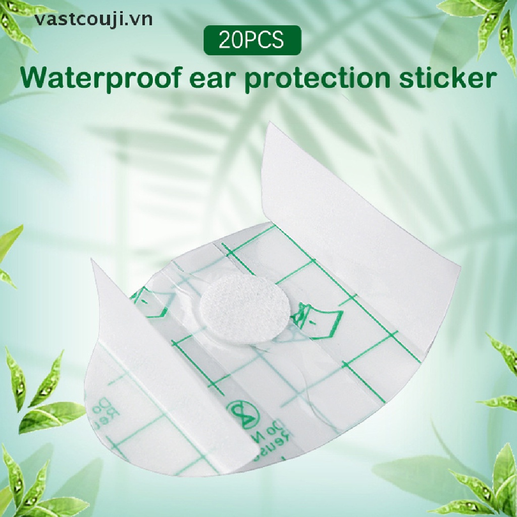 Bộ 20 Miếng Dán Mũ Bơi Bảo Vệ Tai Chống Thấm Nước