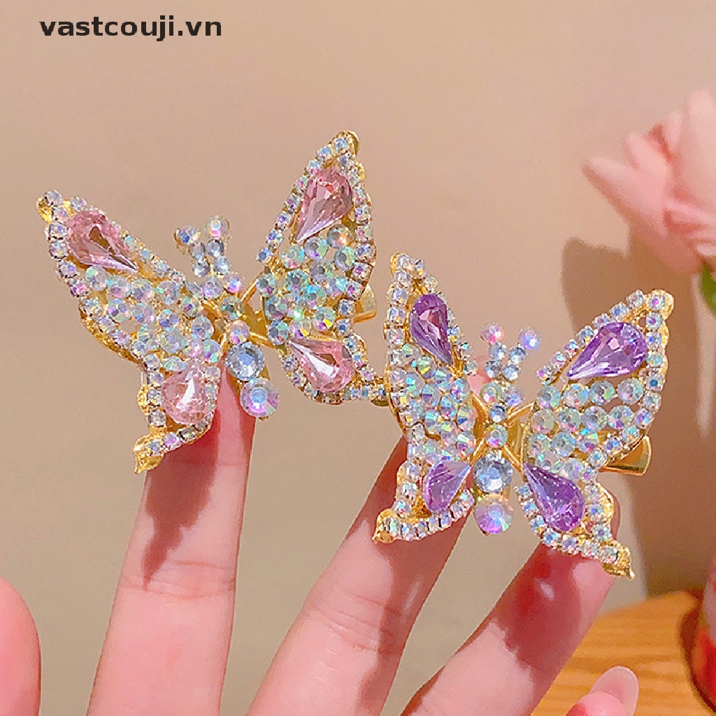 Kẹp Tóc Bướm Chuyển Động Xinh Xắn Dành Cho Nữ