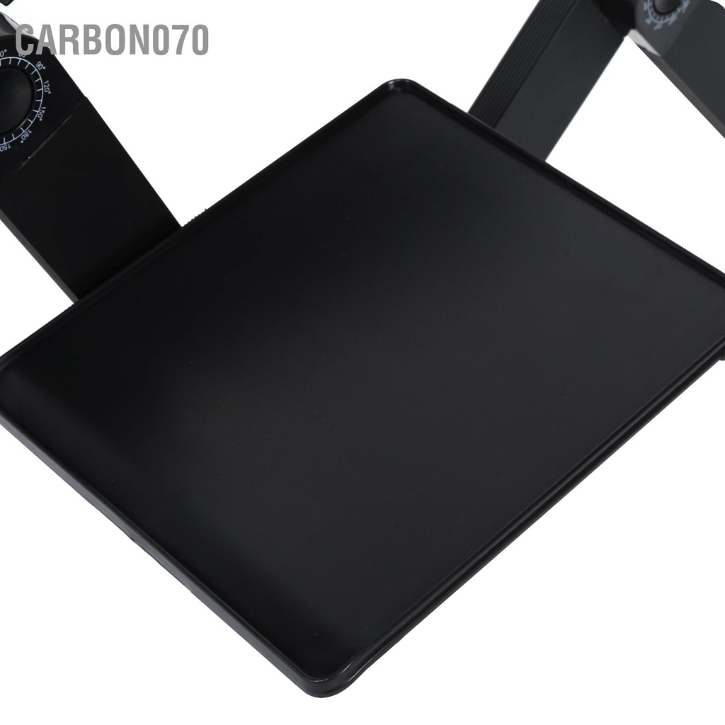 Carbon070 Bàn máy tính xách tay có bảng chuột Di động hợp kim nhôm Giá đỡ gấp thể điều chỉnh