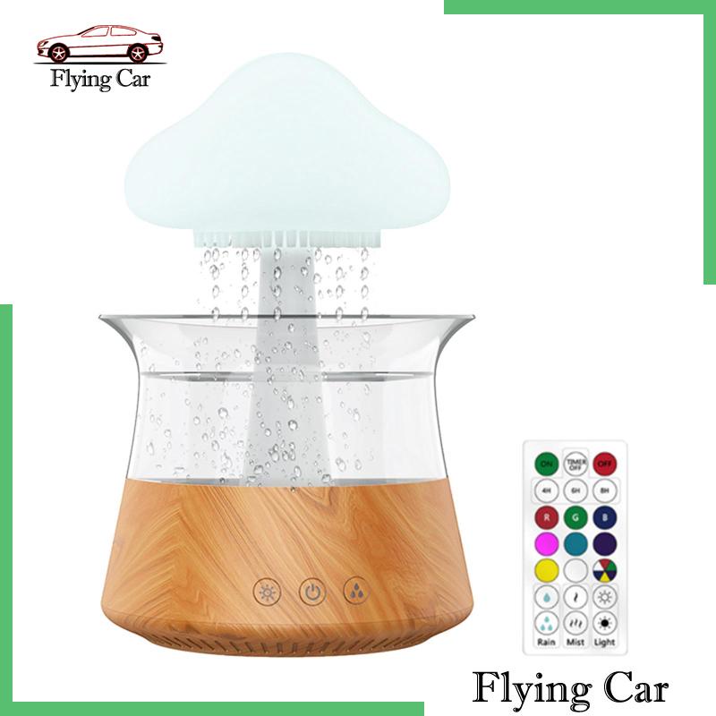 Máy Khuếch Tán Tinh Dầu Hình Giọt Nước Mưa Có Hẹn Giờ USB 300ml Lzdjfmy2