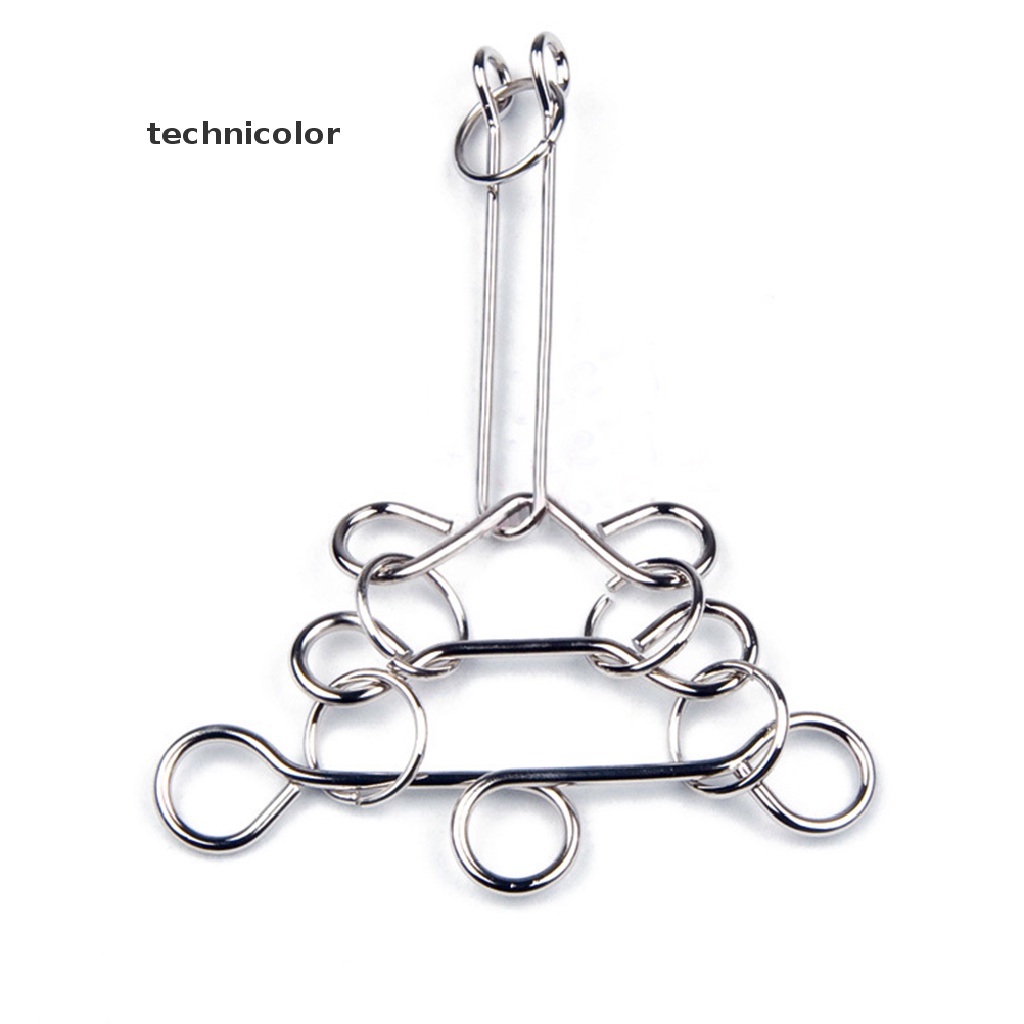 Vòng Kim Loại Xếp Hình Luyện Tập Trí Não Nhiều Màu Sắc