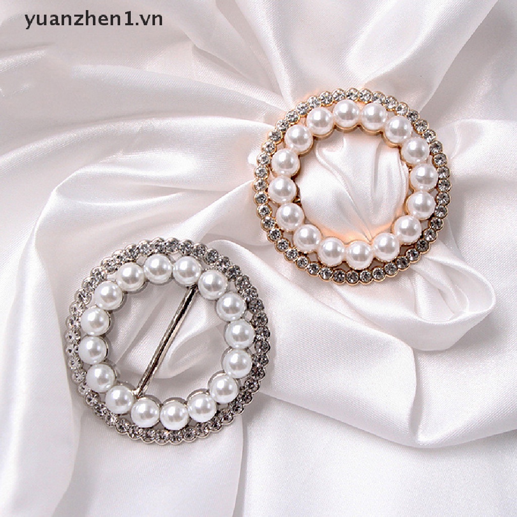 Ghim Cài Khăn Choàng Bằng Hợp Kim Đính Đá Ngọc Trai Phong Cách Hồi Giáo